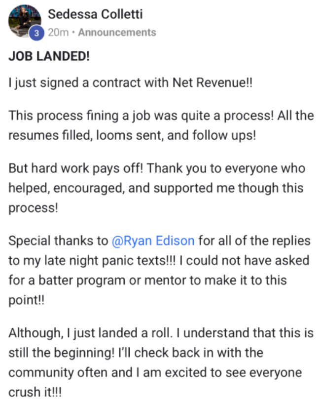 Erica – $7,500 Role